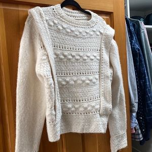 Wooo blend cream sweater